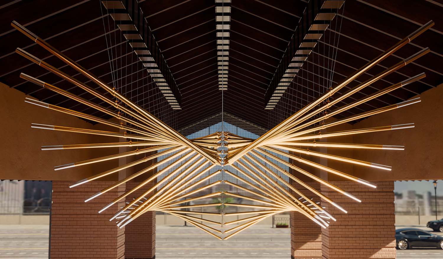  «Крылья Долины»  Кинетическая арт-инсталляция (концепт) - Фото №3