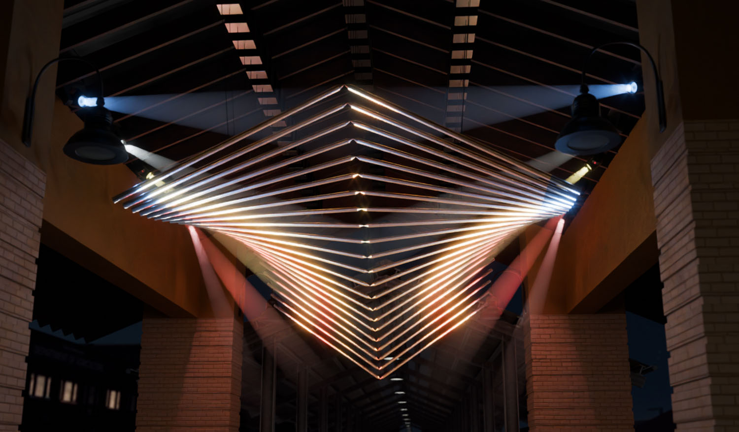 "Долина Қанаттары" Кинетикалық өнер инсталляциясы (концепт) - Фото №5