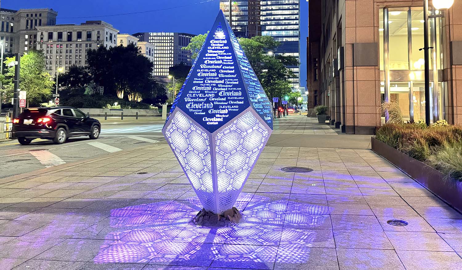 "Cleveland Crystal" public art installation