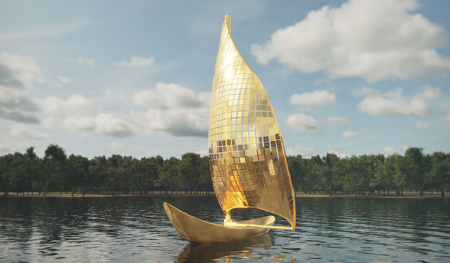 «Паруса свободы» Плавучая паблик-арт инсталляция (интерактивный мемориал) - Фото №10