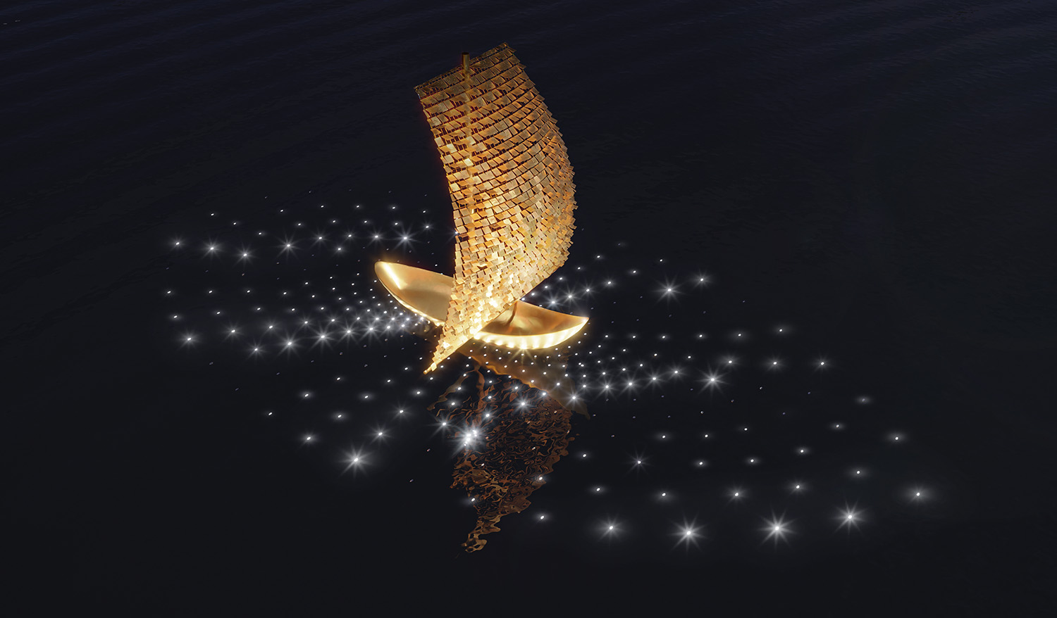 «Паруса свободы» Плавучая паблик-арт инсталляция (интерактивный мемориал)