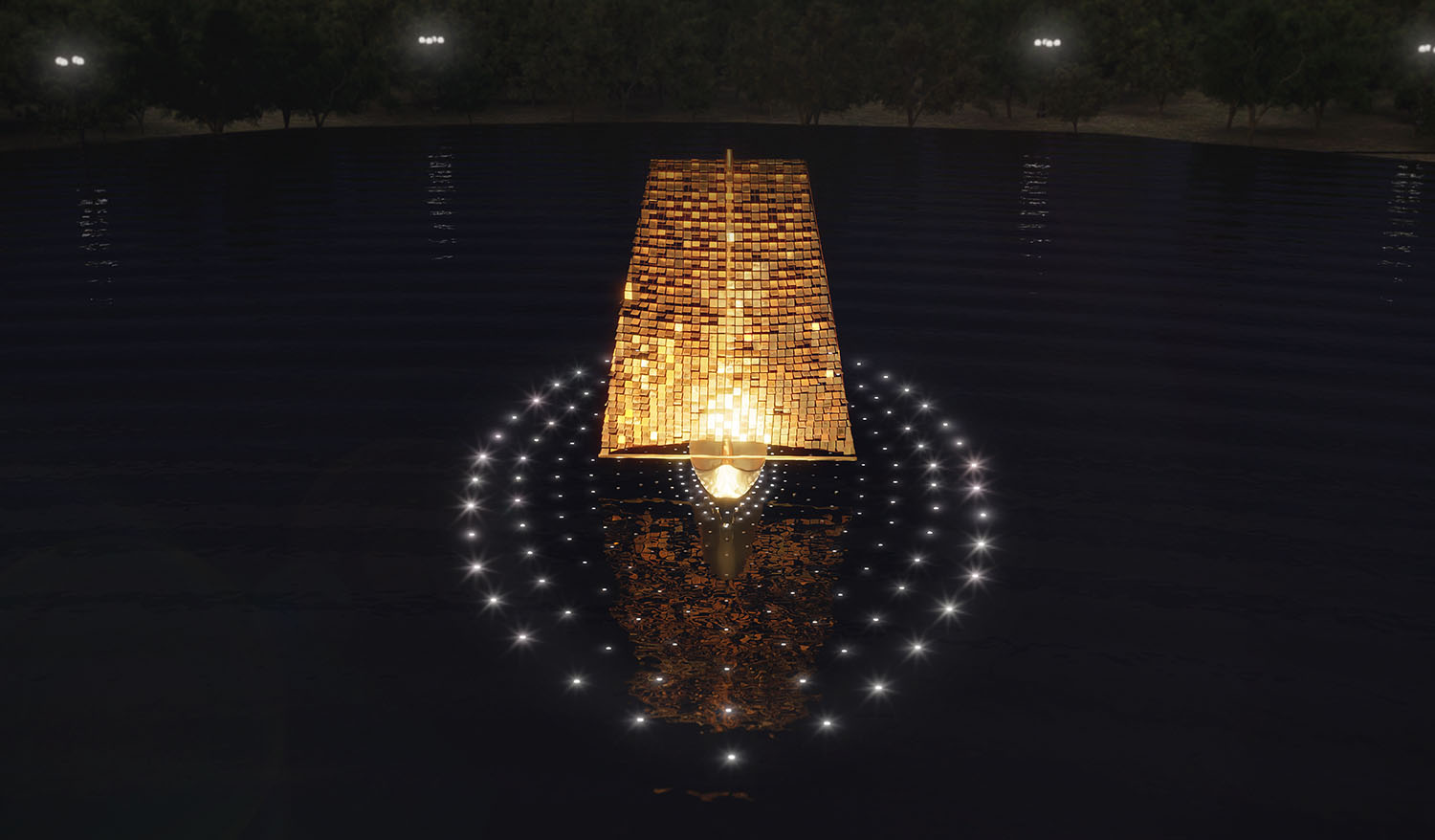 «Паруса свободы» Плавучая паблик-арт инсталляция (интерактивный мемориал) - Фото №2