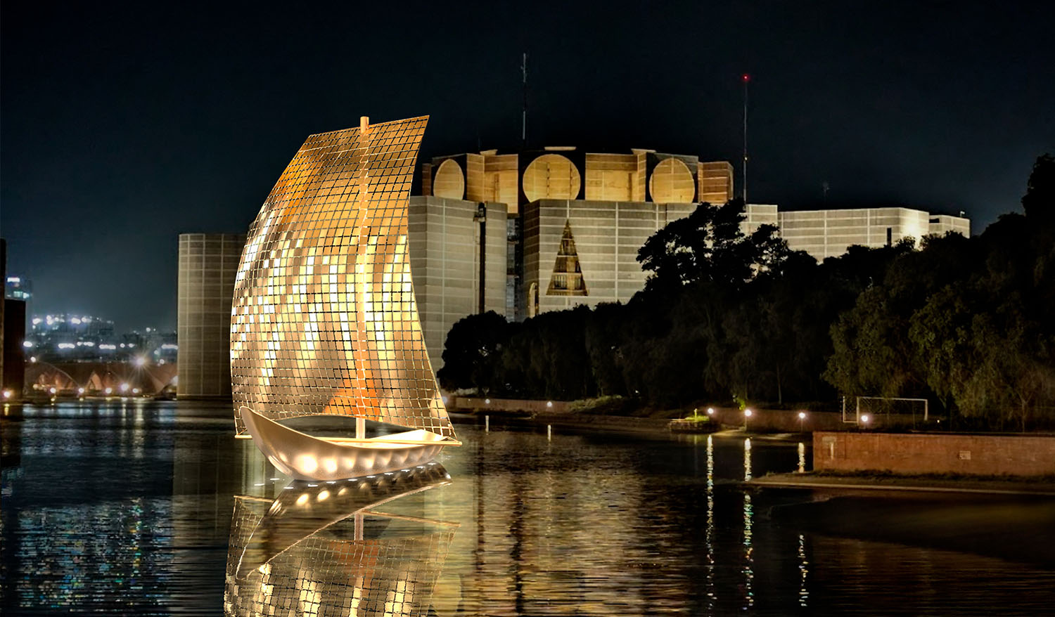 «Паруса свободы» Плавучая паблик-арт инсталляция (интерактивный мемориал) - Фото №7