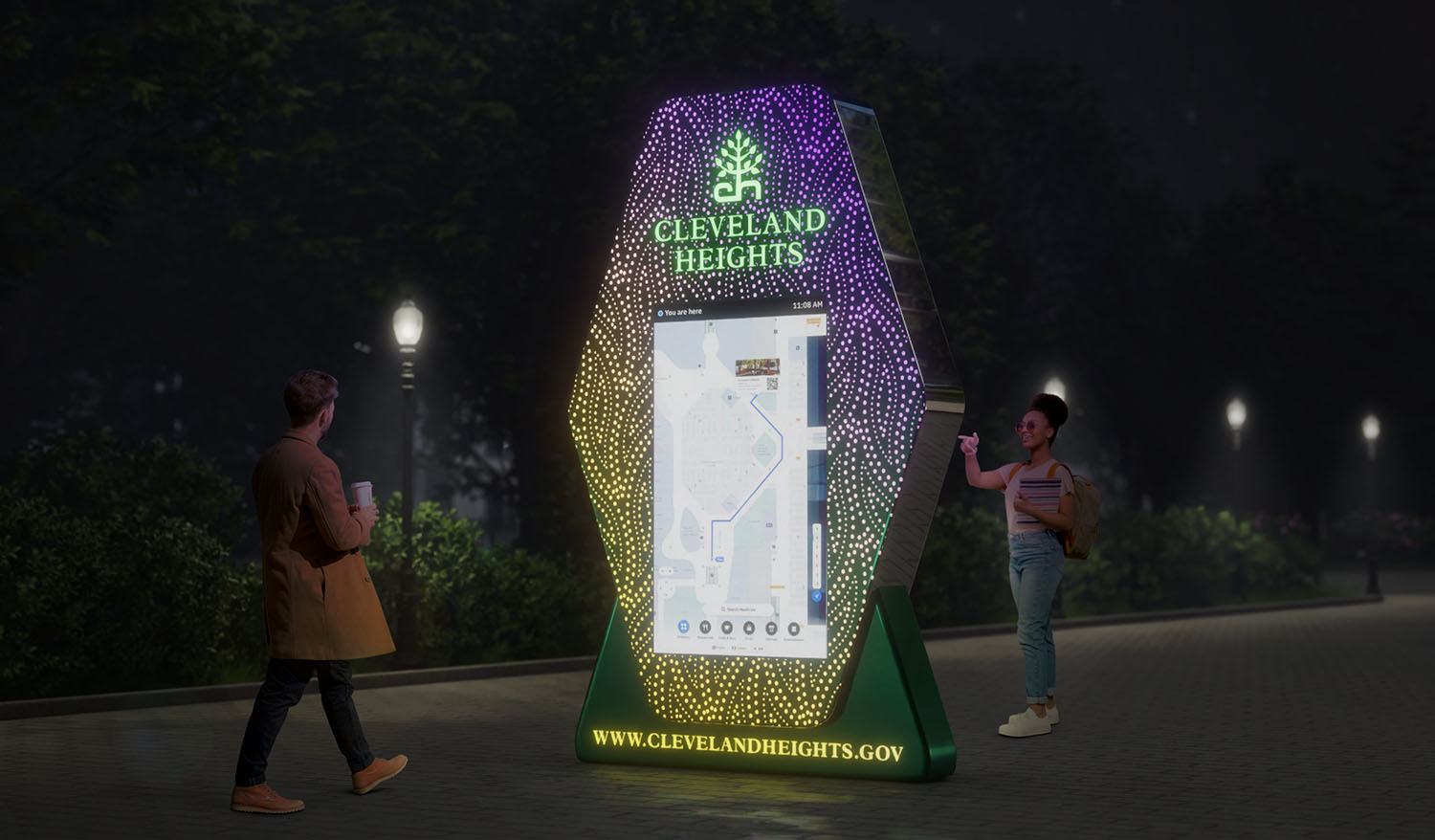 «Cleveland Heights»Навигационный паблик-арт - Фото №2