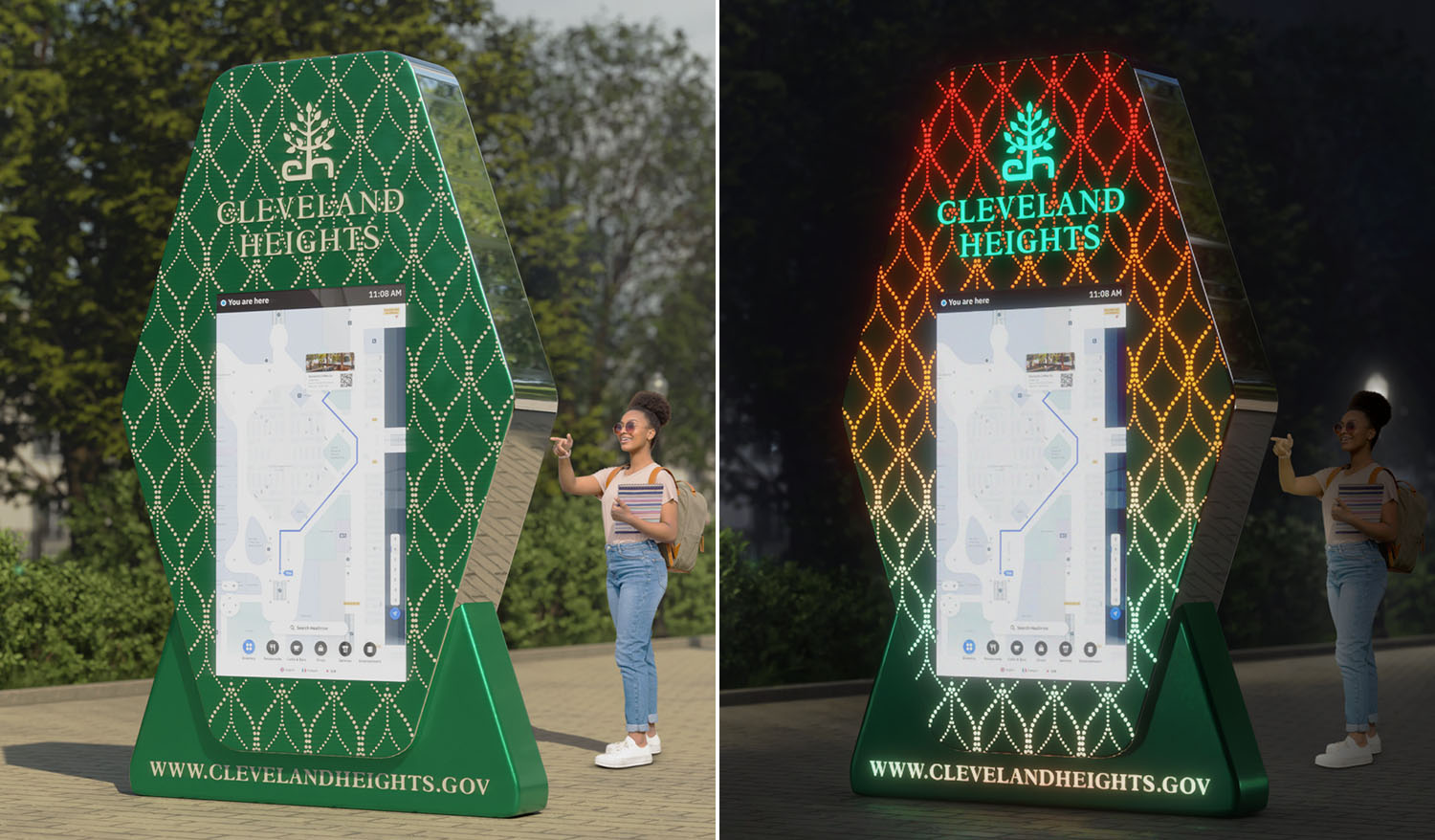 «Cleveland Heights»Навигационный паблик-арт - Фото №3