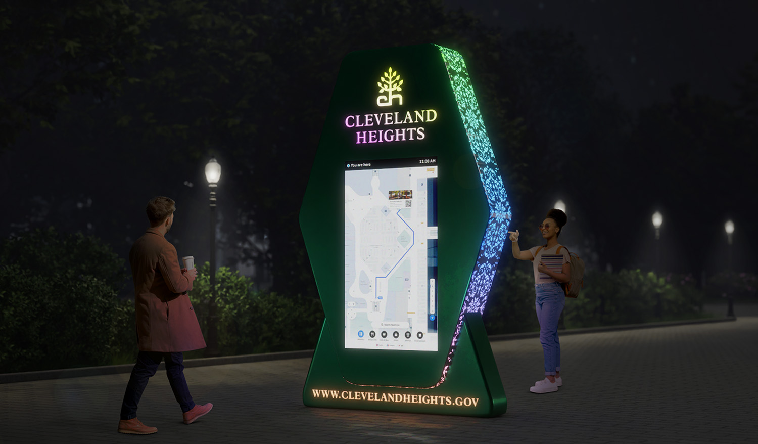 «Cleveland Heights»Навигационный паблик-арт - Фото №4