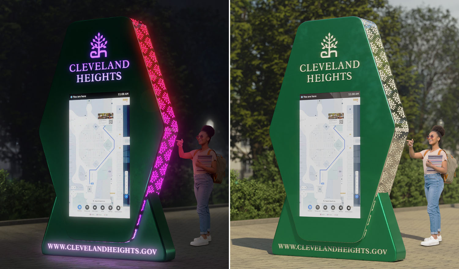 «Cleveland Heights»Навигационный паблик-арт - Фото №5