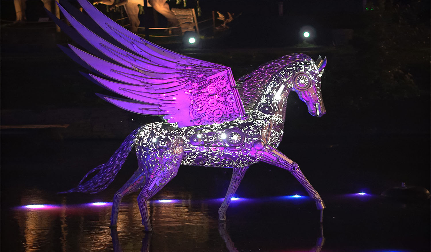 "Rising Pegasus" public art installation - Фото №2