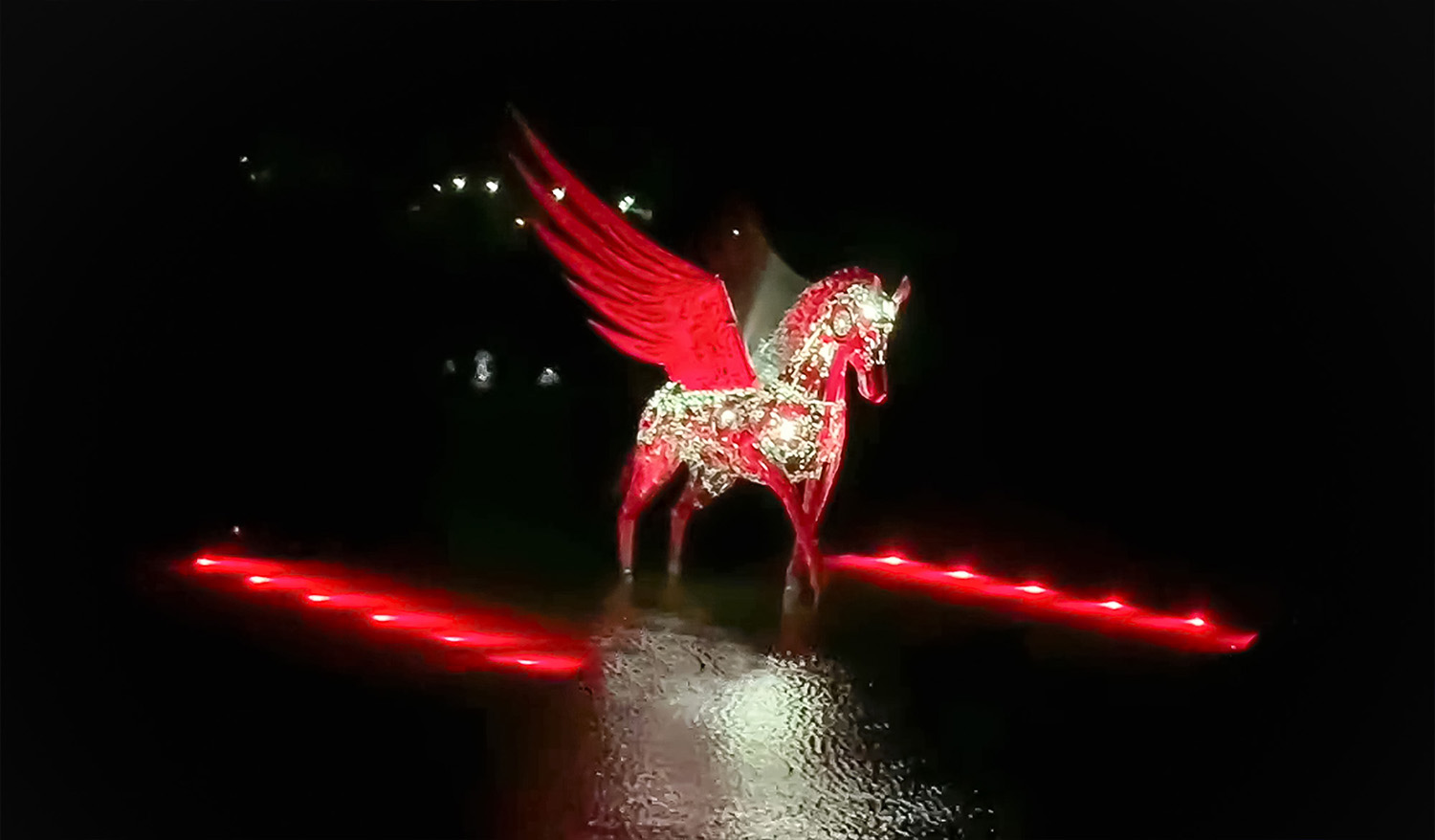 "Rising Pegasus" public art installation - Фото №3