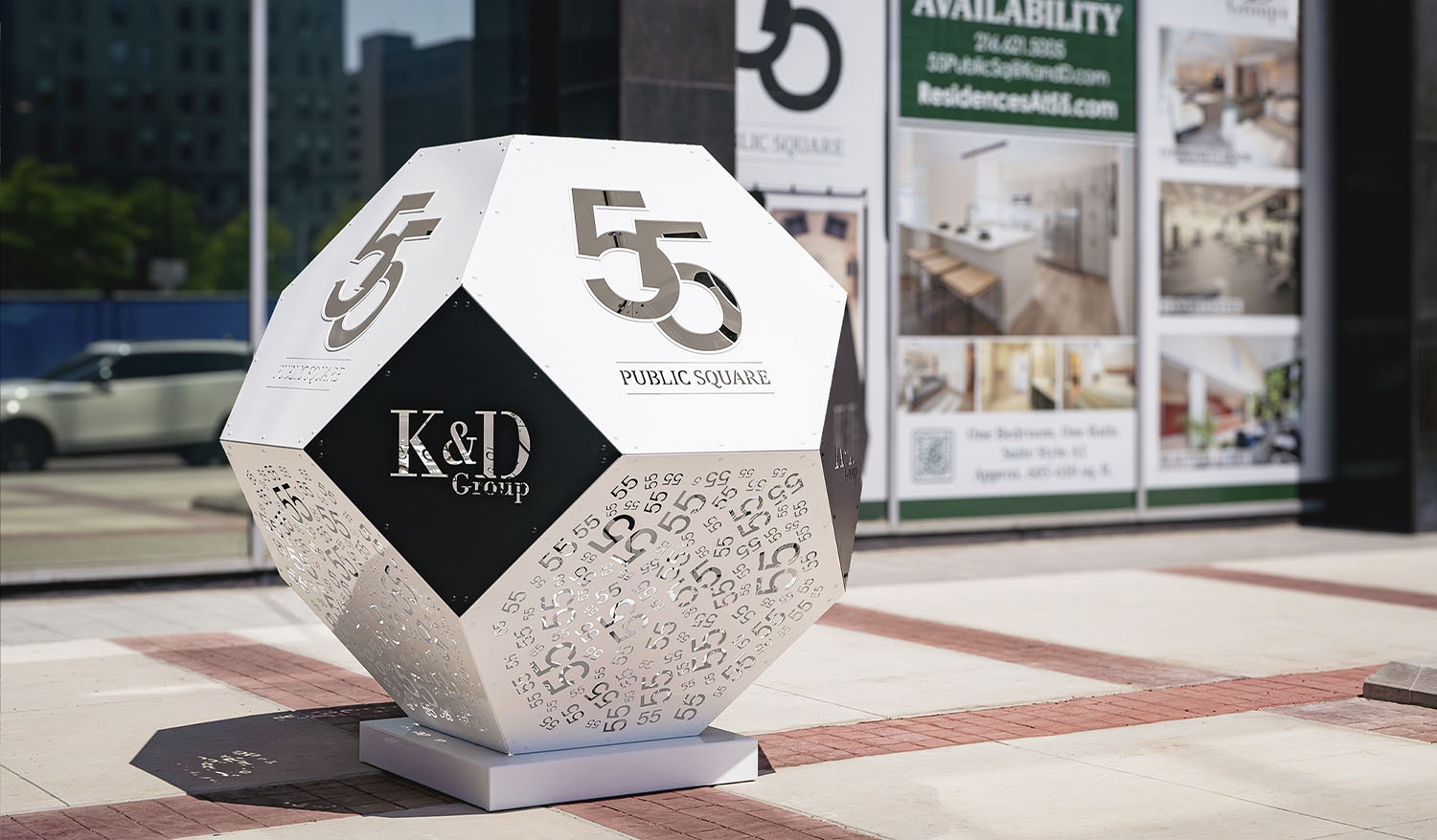 "Polygon 55" public art installation - Фото №3