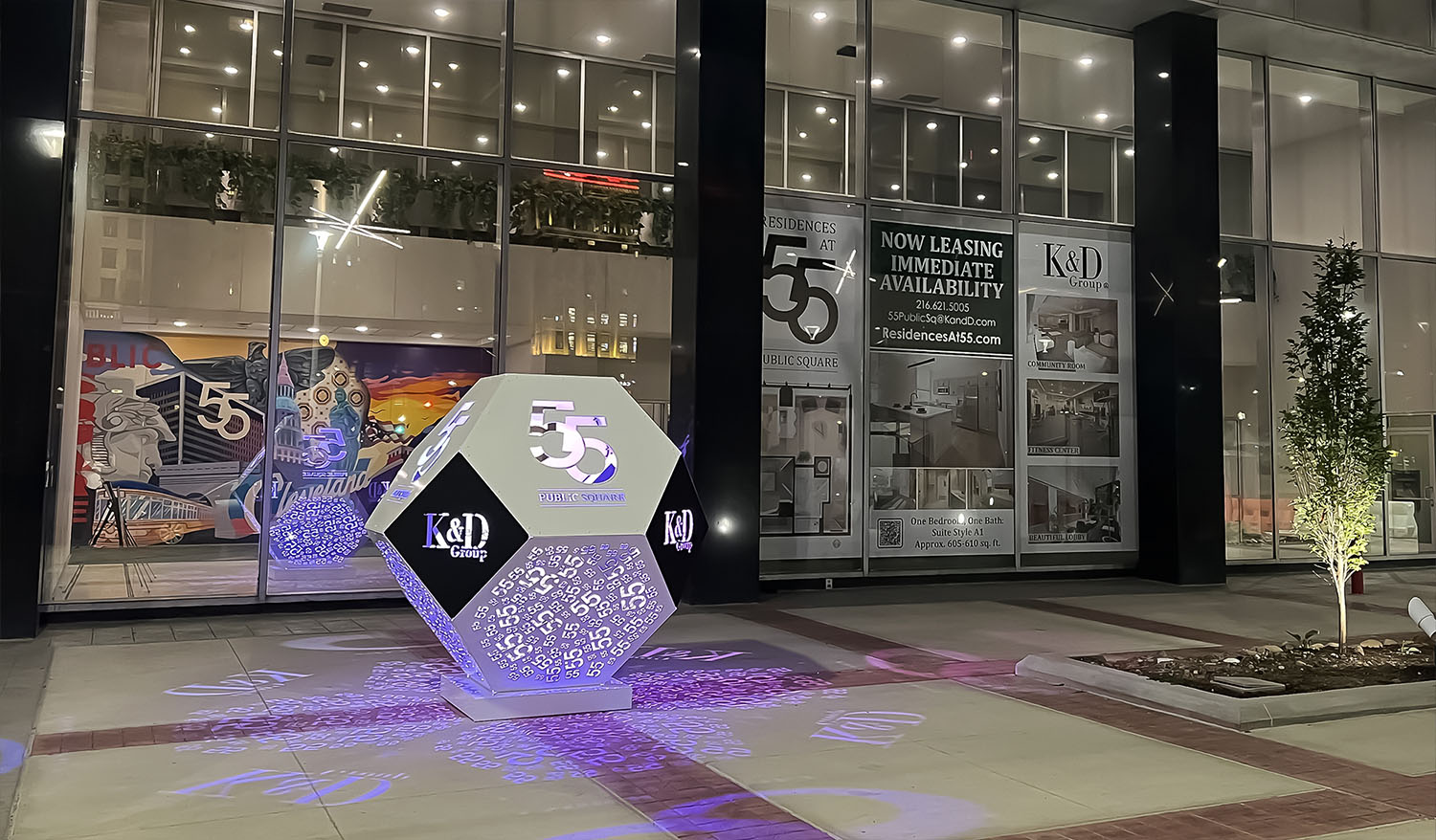 "Polygon 55" public art installation - Фото №5