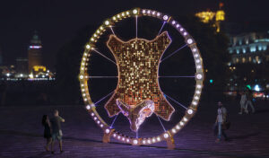 Interactive Kinetic Art  “Golden Fleece”