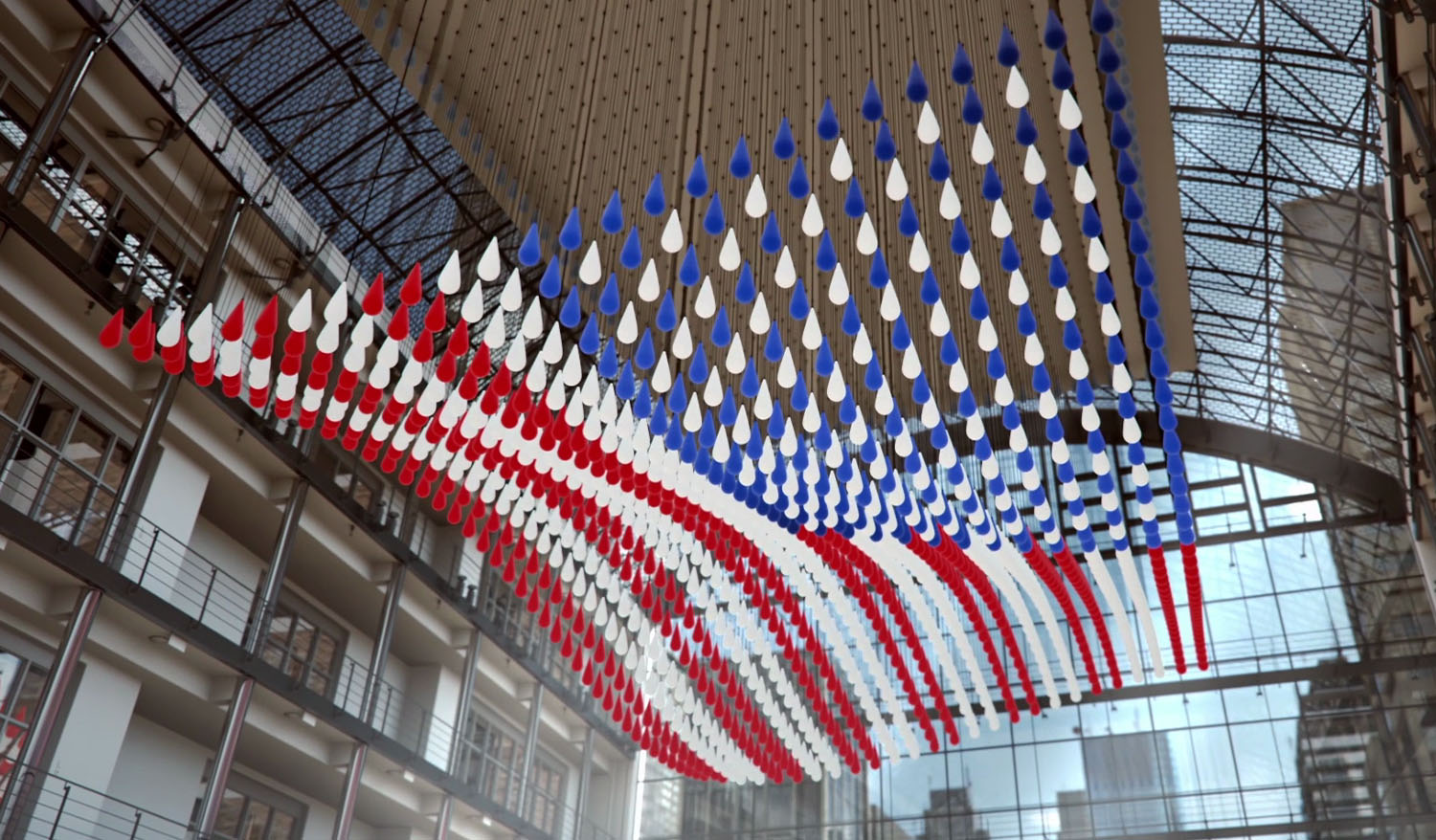 «Небесная симфония»  Кинетическая световая инсталляция - Фото №2