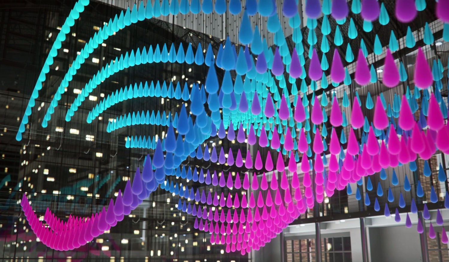 «Небесная симфония»  Кинетическая световая инсталляция - Фото №3