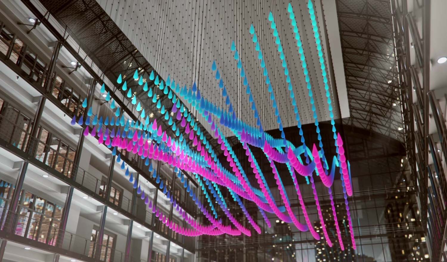 «Небесная симфония»  Кинетическая световая инсталляция - Фото №5