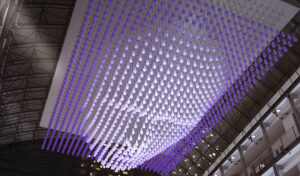 Kinetic Light Installation “Sky Symphony”