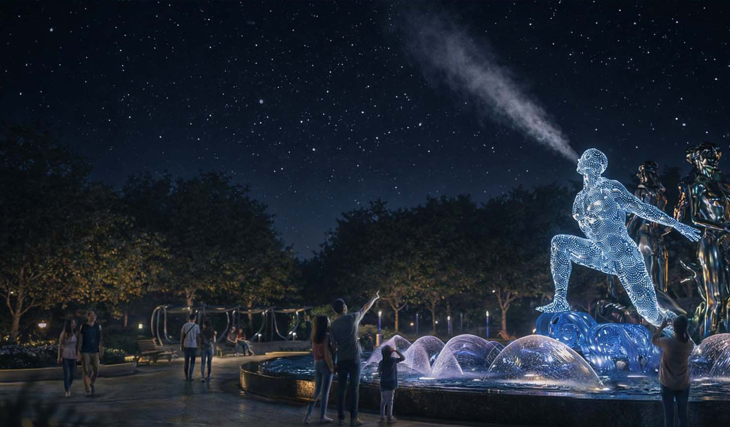 «Четыре Стихии»Интерактивный фонтан/Паблик-арт - Фото №6