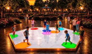 Интерактивная инсталляция «Lumisteps»